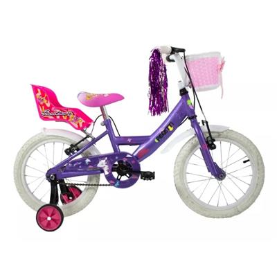bicicleta r16 violeta peretti niño cross dama