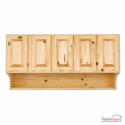 ALACENA DE PINO 180CM CON ESPECIERO