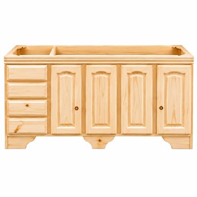 BAJO MESADA DE PINO 180X80X55 BACHA DERECHA CAJONES A LA IZQUIERDA 