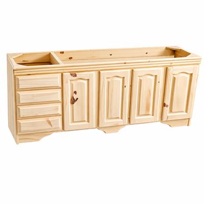 bajo mesada de pino 180x80x55 bacha derecha