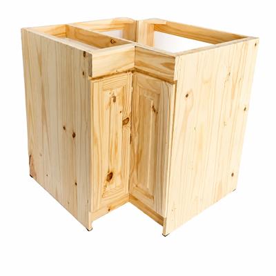 BAJO MESADA ESQUINERO DE PINO 80X80X55 ESQUINERO