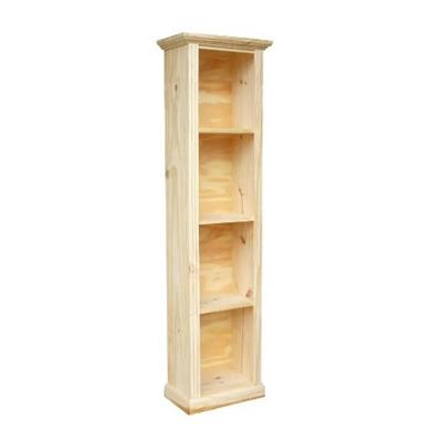 BIBLIOTECA DE PINO RECTA 40x25x175 cm