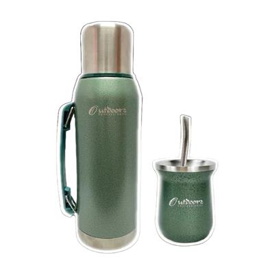 KIT TEMPO MATE+TERMO VERDE 1L