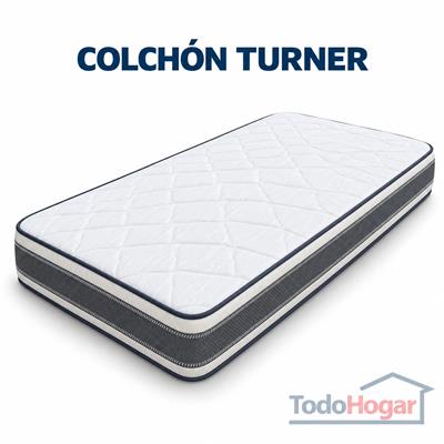 COLCHON DE ESPUMA DE 1 PLAZA 80X190X26 TURNER