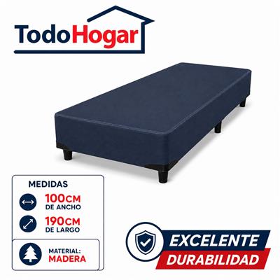 BASE SOMMIER 100X190 1 PLAZA Y MEDIA