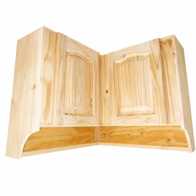 ALACENA ESQUINERA DE PINO CRUDO 60CMx60CM
