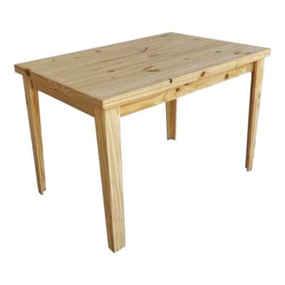 mesa de comedor pino 1.20 patas rectas