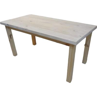 mesa de comedor pino 1.60 patas rectas