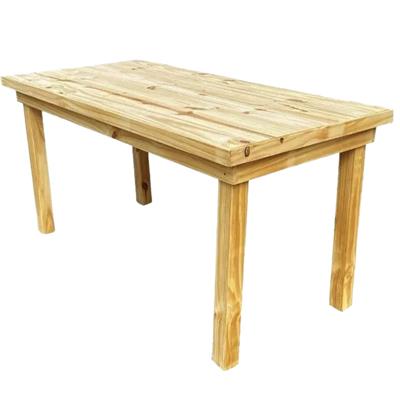 mesa de comedor pino 1.80 patas rectas