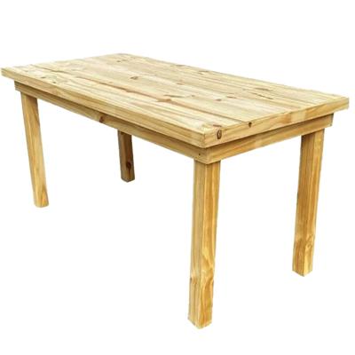 MESA DE COMEDOR PINO 1.80 PATAS RECTAS