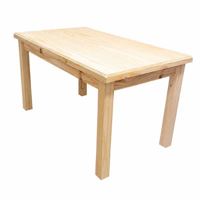 MESA DE COMEDOR DE PINO 140x140