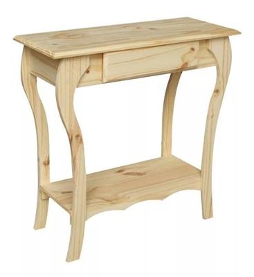 mesa de arrime de pino 80x33x91cm provenzal