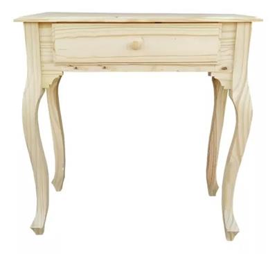 mesa de arrime de pino 100x33x91cm provenzal