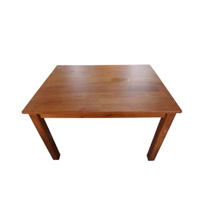 mesa de comedor madera macizo escandinava 90x120 color castaño