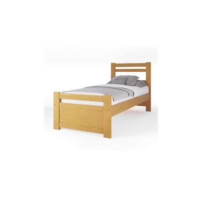 CAMA DE MADERA MACIZA PACIFICO COLOR MIEL