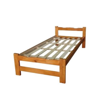 CAMA DE MADERA MACIZA PACIFICO COLOR MIEL