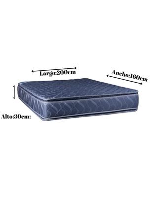 COLCHON MAXIKING 160X190X30 ESPEJO DE LUNA CON PILLOW