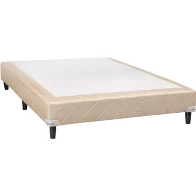 base sommier 190x140x22 maxiking armonia color beige/blanco