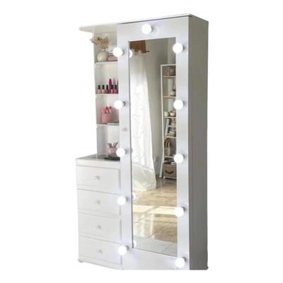 MUEBLE MAQUILLADOR CON ESPEJO Y LUCES
