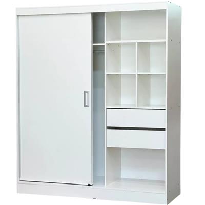 PLACARD DE MELAMINA 2PTAS CORREDIZAS 182cm ROPERO SUAVE VENECIA