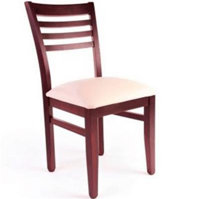 SILLA DE COMEDOR MACIZO CORPUS RESP. CURVO (350) INMACOL COLOR:CASTAÑO