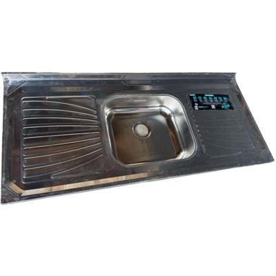 MESADA DE ACERO INOX 140X053