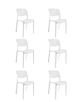 SILLA TORINO BLANCA POR 6 UNIDADES