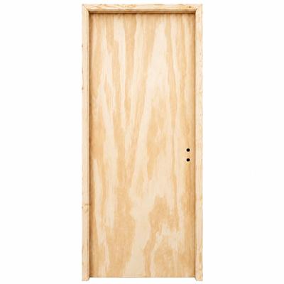 PUERTA PLACA HERFASA DE PINO 70 X 200 CM – IZQUIERDA – MARCO DE PINO 10 CM