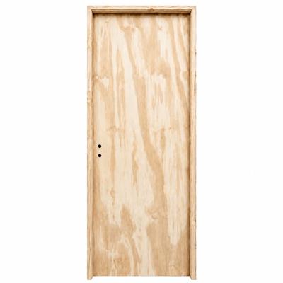 PUERTA PLACA HERFASA DE PINO 60 X 200 CM – DERECHA – MARCO DE PINO 10 CM