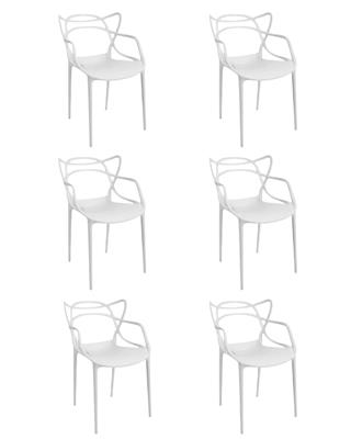 SILLA DE PLASTICO MASTER POR 6 UNIDADES 