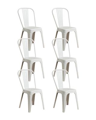 SILLA DE COMEDOR DE PLASTICO TOLIX POR 6 UNIDADES