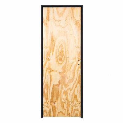 PUERTA PLACA DE PINO 75 X 200 CM – IZQUIERDA – MARCO DE CHAPA 10 CM