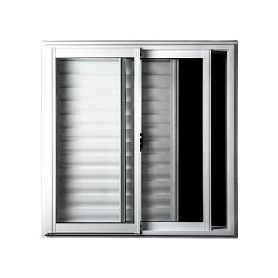 VENTANA ALUMINIO 100X100 CELOSIA