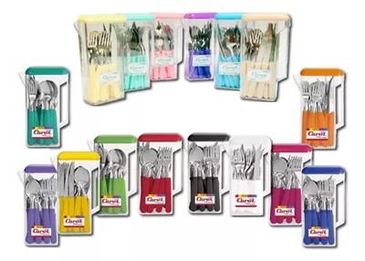 SET DE CUBIERTOS X 24 PIEZAS + JARRA LINEA FUSION 