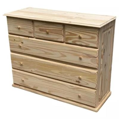 COMODA DE PINO 6 CAJONES