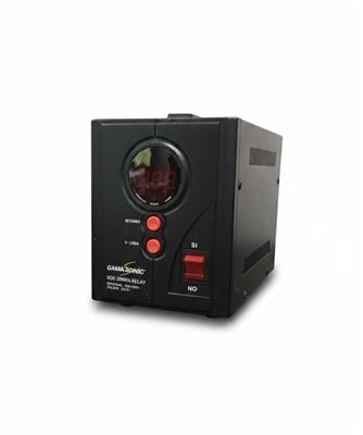 ESTABILIZADOR DE CORRIENTE REGULADOR AUTOMATICO DE VOLTAGE  GAMA SONIC LUZ DE ENERGENCIA + PRODUCTOS ELECTRONICOS  RDE RELAY TYPE