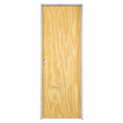 PUERTA PLACA DE PINO 85 X 200CM – DERECHA – MARCO DE ALUMINIO 7CM