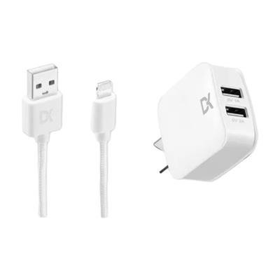 KIT CARGADOR CELULAR +CABLE LIGHTING 
