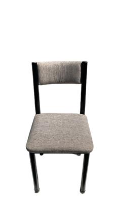 SILLA DE COMEDOR DE CAÑO CARMELITA COLOR CHENIL BEIGE