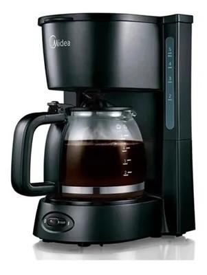 cafetera midea de filtro 0.8l negra