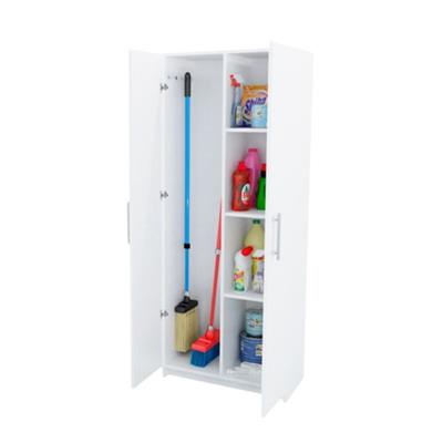 ESCOBERO ORGANIZADOR CON 3 ESTANTES REGULABLES Y UN ESPACIO PARA ESCOBA/ESCURRIDOR O LO QUE USES PAR