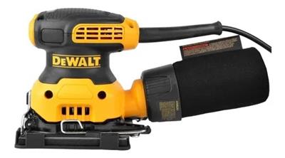 lijadora dewalt orbital- 230w- 14000 opm- 1/4 de hoja- extraccion de polvo 