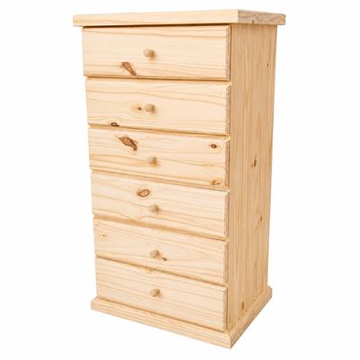 CHIFONIER DE PINO 60 CM – 6 CAJONES