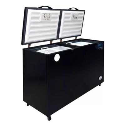 FREEZER TEORA FH550-NBLACK COMERCIAL 550LTS 1610X700X1000 (FRENTE/PROF/ALTO) TAPA CIEGA COLOR NEGRO