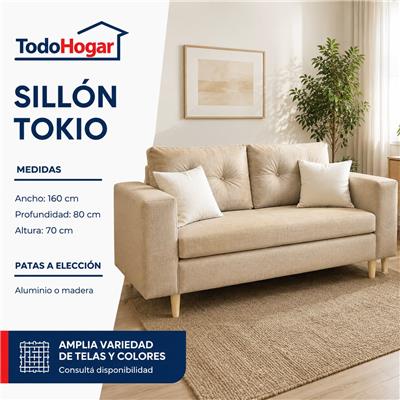 SILLON DE LIVING 2 CUERPOS TOKIO