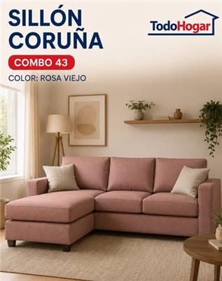 SILLON DE LIVING 3 CUERPOS CORUÑA COD:43