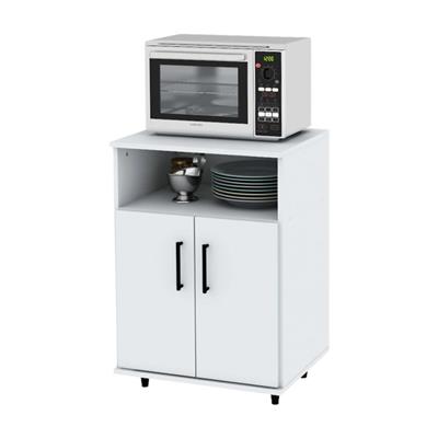 RACK PARA MICROONDAS CON ESTANTE Y LUGAR DE GUARDADO
