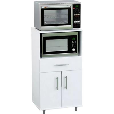 RACK MICROONDAS + HORNO DE MELAMINA