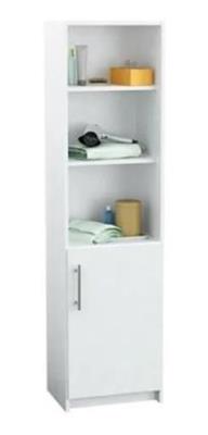 ORGANIZADOR CON ESTANTES Y LUGAR DE GUARDADO CON PUERTA