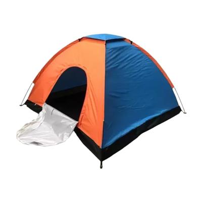 CARPA IGLU 200X150X110 3 PERSONAS COLOR GRIS AZUL Y NARANJA